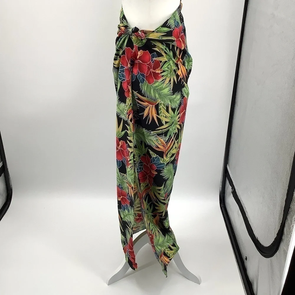 Hawaiian Sarong & Scrunchie Matching Set